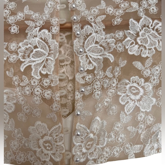 JADORE FORMAL OR WEDDING DRESS, size 6- ivory - Picture 5 of 5